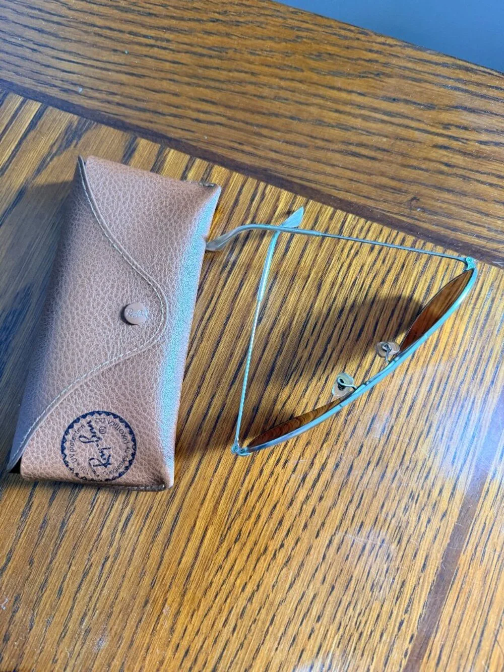 Ray-Ban Aviator Sunglasses in Baby Pink Chrome/Silver + Case - RB3025 Large